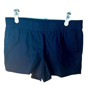 J.Crew factory Women's Cotton Navy Blue Shorts with elastic waistband size 4